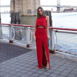 Two Piece Maxi Skirt - Black Halo